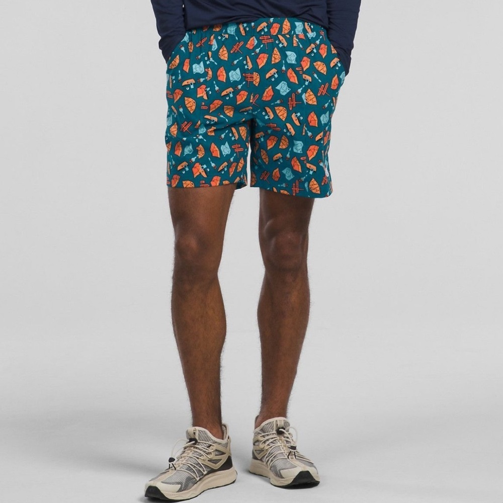 The North Face Men’s Class V Stretch Performance Shorts NWT Blue Coral